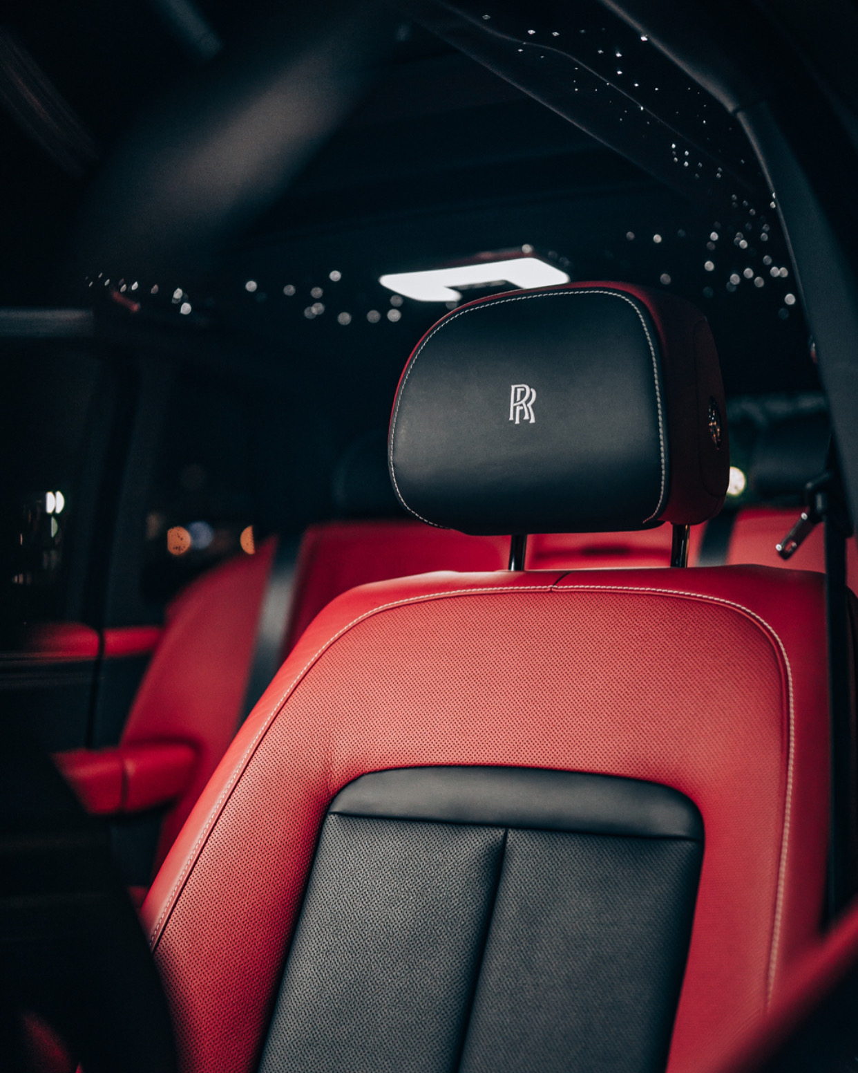 Luxury car interior