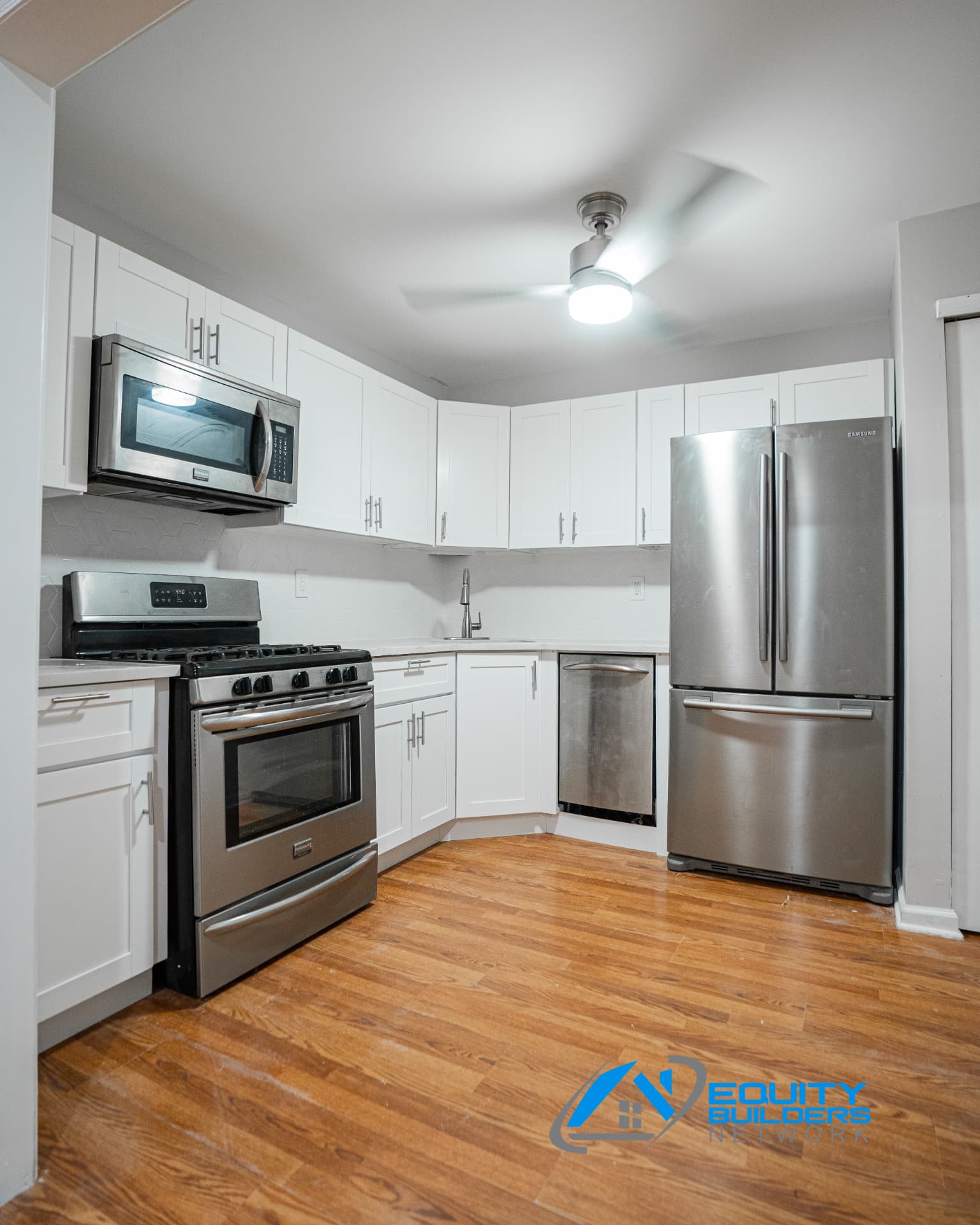 Renovated white kitchen