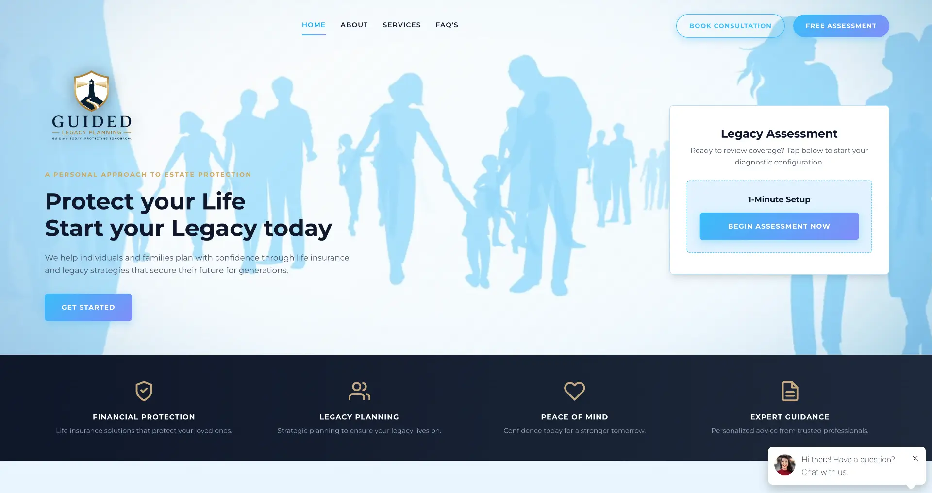 Guided Legacy Planning website preview